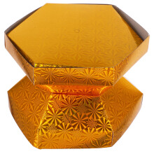 3Pcs Diy Hexagon Paper Base For Temple Decoration Mid-Autumn Festival