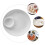 1Pc Ceramic Food Plate Simple Serving Dish For Dumplings White 9