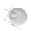 1Pc Ceramic Food Plate Simple Serving Dish For Dumplings White 2
