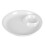 1Pc Ceramic Food Plate Simple Serving Dish For Dumplings White 1