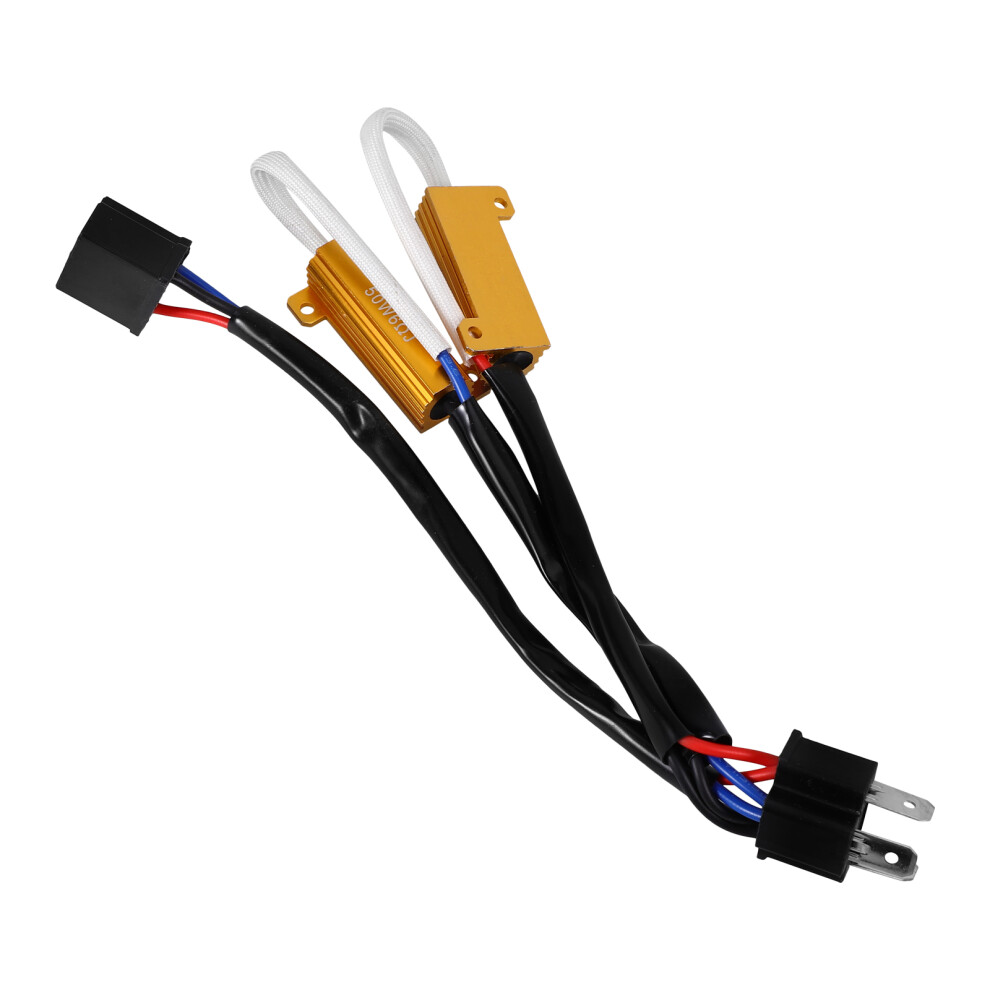 Fog Bulb Resistor Kit Harness Adapter Anti Flicker Decoder Light 3353299173410