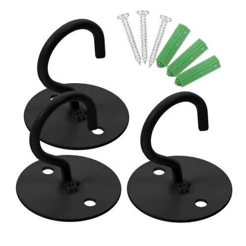 3 Sets Metal Ceiling Hooks For Hanging Flower Pots 1
