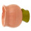 2Pcs Ceramic Tulip Ice Cream Cup With Floral Design 2