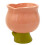 2Pcs Ceramic Tulip Ice Cream Cup With Floral Design 3
