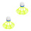 2Pcs Wind Resistant Shuttlecocks Replacement Birdies For Outdoor Use 4