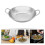 4Pcs Stainless Steel Wok With Double Handle For Cooking 6