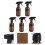 5Pcs 250Ml Glass Spray Bottles Refillable For Plants 5