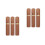6Pcs Wood Needle Holder Sewing Pin Storage Organizer Large Capacity 6