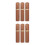 6Pcs Wood Needle Holder Sewing Pin Storage Organizer Large Capacity 8