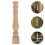 Solid Wood Wine Cabinet With Spindles And Roman Columns 11