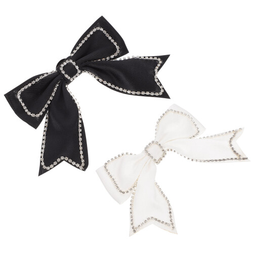 2St Elegant Met Versierde Strik Broche Kleding 1