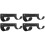 4 Pcs Ironing Board Hanger Wall Mount Holder For Home 4