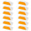 12Pcs Rectangular Reflective Road Markers 4.6X1.7X1.1Inch For Night Driving 1