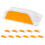 12Pcs Rectangular Reflective Road Markers 4.6X1.7X1.1Inch For Night Driving 11