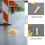 12Pcs Rectangular Reflective Road Markers 4.6X1.7X1.1Inch For Night Driving 9
