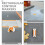 12Pcs Rectangular Reflective Road Markers 4.6X1.7X1.1Inch For Night Driving 10