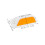 12Pcs Rectangular Reflective Road Markers 4.6X1.7X1.1Inch For Night Driving 3
