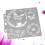 Drawing Stencil Assorted Patterns For Craft Scrapbooking Cake Decor 7