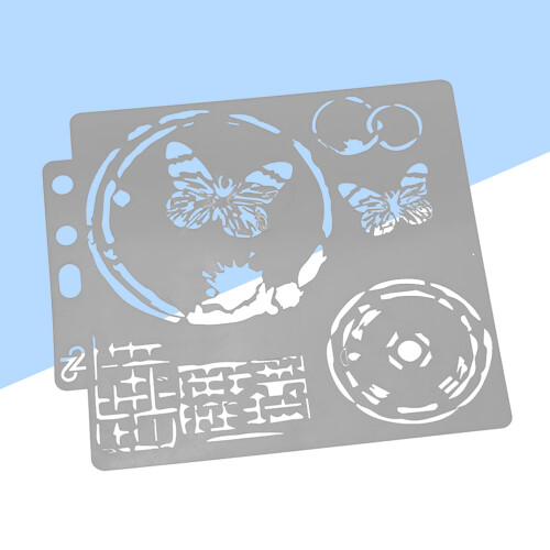 Drawing Stencil Assorted Patterns For Craft Scrapbooking Cake Decor 2
