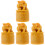 4Pcs Chinese Seal Stone Stamp Set For Calligraphy 4