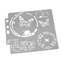 Drawing Stencil Assorted Patterns For Craft Scrapbooking Cake Decor