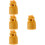 4Pcs Chinese Seal Stone Stamp Set For Calligraphy 9
