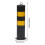2 Pcs Parking Barriers Driveway Security Bollards Traffic Posts 2