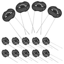 50 Sets Metal U-Shaped Landscape Stakes For Grass And Fabric Anchoring