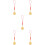5Pcs Alloy Mobile Phone Pendant Case Bag Decoration 8