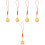5Pcs Alloy Mobile Phone Pendant Case Bag Decoration 4