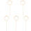 5Pcs Fan Making Frame Chinese Vintage Style Diy 4