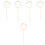 5Pcs Fan Making Frame Chinese Vintage Style Diy 6