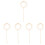 5Pcs Fan Making Frame Chinese Vintage Style Diy 7