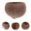 2Pcs Small Animals Coconut Shell Feeder Hamster Feeding Bowl Nest 9