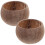 2Pcs Small Animals Coconut Shell Feeder Hamster Feeding Bowl Nest 10