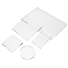 5Pcs Clear Acrylic Stamp Blocks For Scrapbooking And Card Making