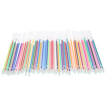 60pcs gel pen refills colored glitter fluorescent neon ink for drawing