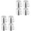 8 Pcs Rustless Rotatable Condiment Container Set (M, Silver) 3