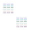 2 Sets Plastic Page Mat Sticky Memo Pad Marker Sticker For Students 6