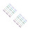2 Sets Plastic Page Mat Sticky Memo Pad Marker Sticker For Students 7