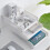 3Pcs Folding Garment Board Plastic Clothes Stacking Organizer White L 9