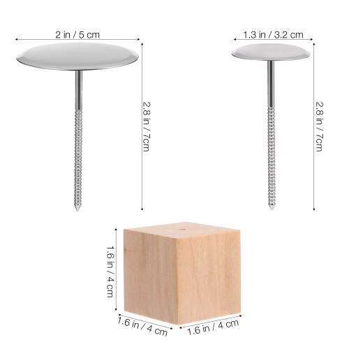 set per torte con chiodi in e supporti fiori pasta 1