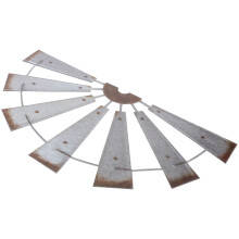5Pcs Iron Windmill Wall Decoration Rustic Farmhouse Pendant Art