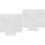 6Pcs Clear Acrylic Incense Tube Storage Box Portable Container 6
