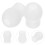 1 otoplastiche in silicone per stetoscopio, sostitutivi 5