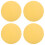 4Pcs Round Clay Throwing Cloth Pottery Absorbent Smoothing Pad 5