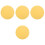 4Pcs Round Clay Throwing Cloth Pottery Absorbent Smoothing Pad 3