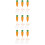 18 Pcs Easter Rabbit Brooches Carrot Lapel Pins Decor 8