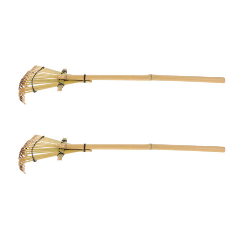 2 Pezzi Mini In Bamboo 19,6 Pollici Per Su