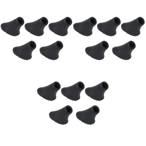 15 Pcs Replacement Rubber Tips For Trekking Poles Thickened Protectors 2